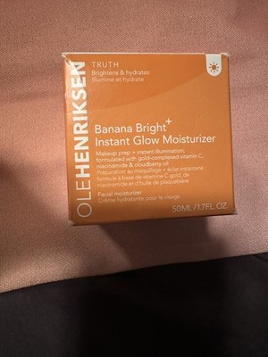 OleHenriksen Banana Bright Instant Glow Daily Ultra Moisturizer 1.7 oz 50mL NIB