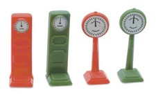 PECO LK-22 Platform Weighing Machines x 4 Red/Green Plastic '00' Gauge Scale