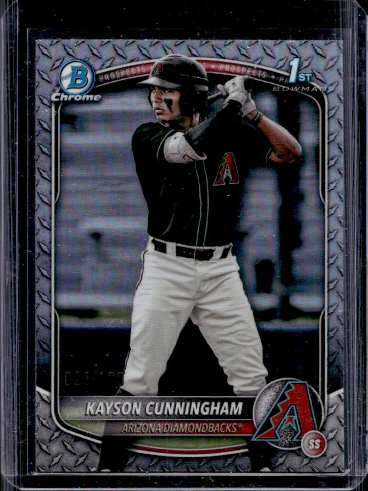 2025 Bowman Draft Kayson Cunningham Chrome Steel Metal Refractor 1st #/100