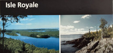 Vintage 2010 ISLE ROYALE NP - MI NATIONAL PARK SERVICE UNIGRID BROCHURE/MAP