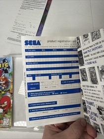 Sonic R (Sega Saturn, 1997) CIB Complete W/Reg Card- Tested