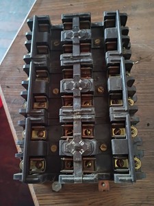 Antique 1920's Bus Fuse Panel