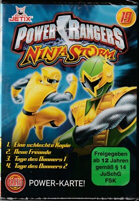 POWER RANGERS  NINJA STORM 19 / DVD NEU & OVP (POWER-KARTE).  #