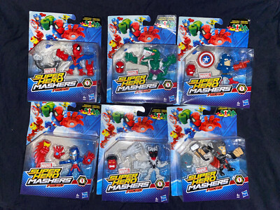 MARVEL SUPER HERO MASHERS MICRO HASBRO KONVOLUT 6 FIGUREN 