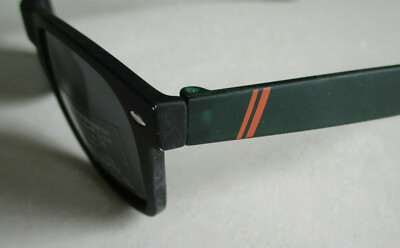 Jägermeister Nerd Party Sonnenbrille Brille schwarz /grün -Streifen/ Schriftzug