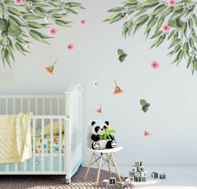 Australia Bush Gum Tree Baby Room Botanical Wall Decal Kid Nursery Sticker Decor - Wall Tree Stickers Decor Australia Bush Gum Tree Baby Room Botanical Wall Decal Kid Nursery Sticker Decor - Wall Tree Stickers Decor