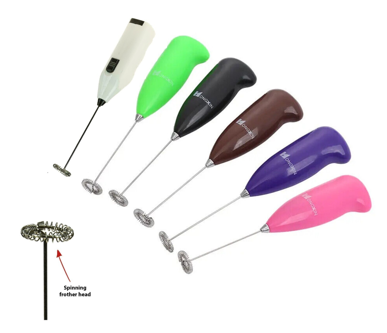 Mini espumador de leche eléctrico batidor de huevos batidor batidor de batido herramienta espumadora de café cocina Reino Unido