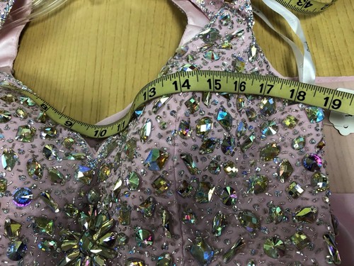 Panoply Cute Woman’s Pink Rhinestone Cocktail Dress SZ 6 Beautiful Style: - Picture 11 of 12