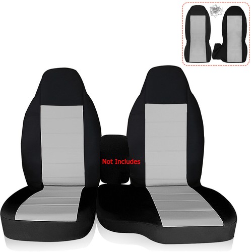 For 2004-2012 Ford Ranger 60/40 Highback 2PC Front Seat Cover Chair Skin Set - Picture 3 of 14