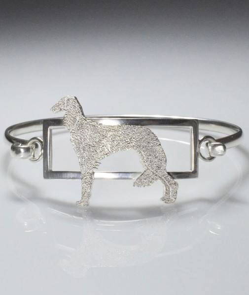 Saluki 925 Sterling Silber Starres Armband Luce-image