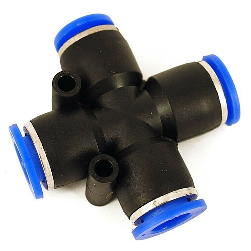 Pneumatic 1 Touch Push Tap Fittings Air Hose Tube Pipe Connector Speed Joiner