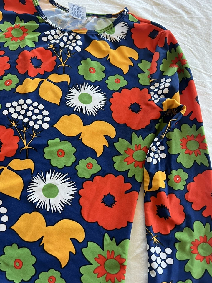 MARIMEKKO FOR TARGET Girls Rash Guard Swim Shirt Paprika UPF 50+ Girls Size XL - Image 2 of 4