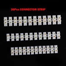 NEW Terminal Block  H Type Strip 36Pcs Screw 3,5,10 AMP Wire Cable Connectors