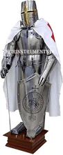 Medieval Wearable Knight CRUSADOR Full Suit of Armour Collectibles Armor Costume