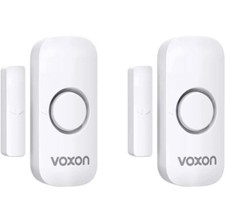 Sensor de alarma inalámbrico para puertas y ventanas VOXON paquete de 2 modos puerta de ventana magnética