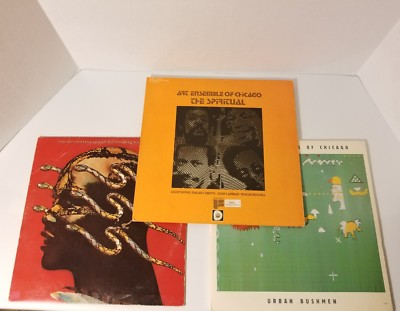 Lot of 3 The art Ensemble of Chicago LP-Spiritual Fanfare Warrior Urban Bushman
