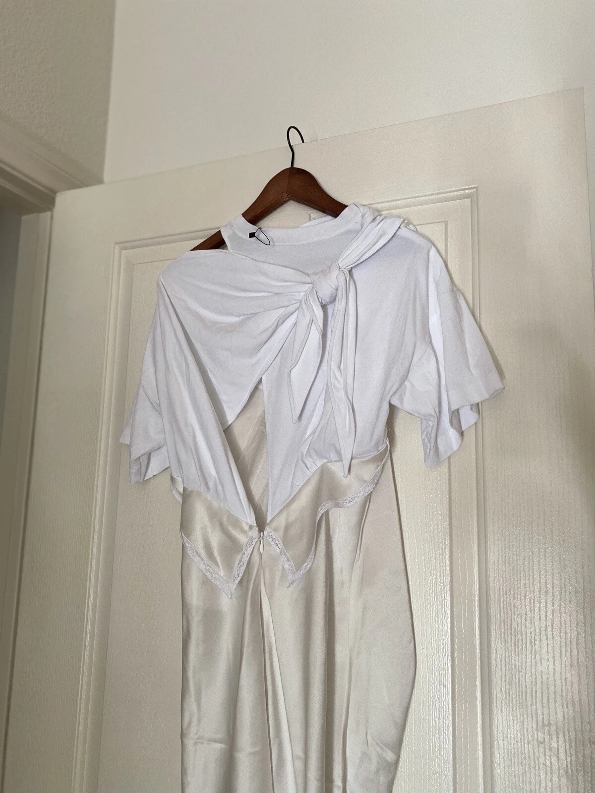 ABITO SLIP T SHIRT IBRIDA CINCHED ALEXANDER WANG 4 $1.195