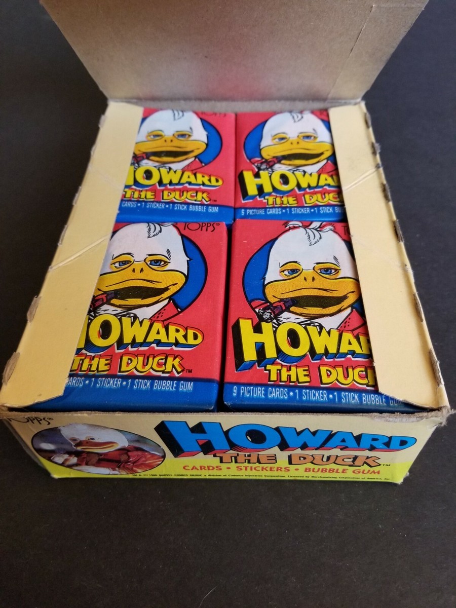 HOWARD THE DUCK Trading Cards Box 36 Wax Packs Topps 1986