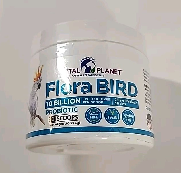 NEW SEALED Vital Planet Flora Bird Probiotic 10 Billion Live Cultures 1.06oz 30g