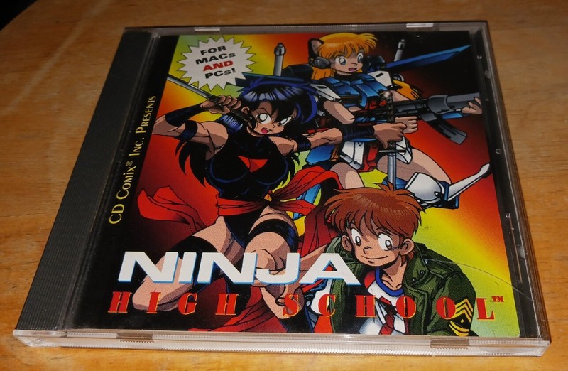 Ninja High School - 1993 CD COMIX INC - PC CD ROM USA Rare