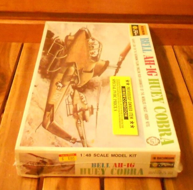Maquette Fujimi 1/48 AH-1G Huey Cobra Black Bunny US Army - Hélicoptère à Construire - Neuf