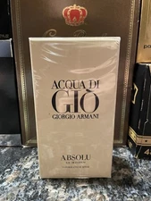 Giorgio Armani ~ Acqua Di Gio Absolu ~ New in Box ~ Sealed 4.2 Fl. Oz. Spray