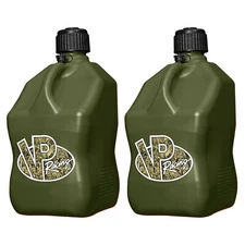 VP Racing 5.5 Gallon Square Camo Racing Utility Jug, 2 Camo Jugs