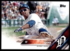 2016 Topps #590 Anthony Gose Detroit Tigers
