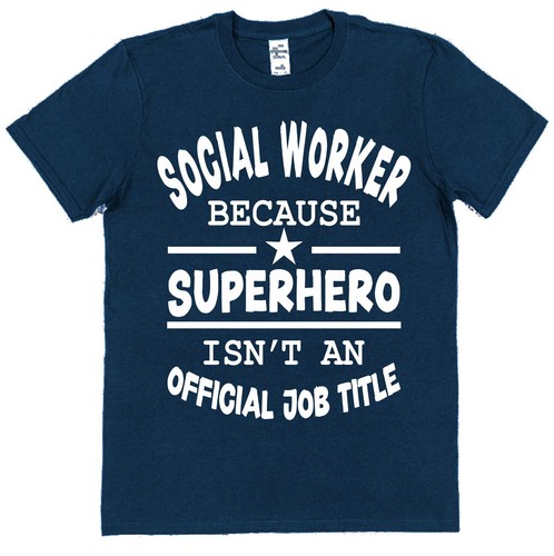 Superhero Social Worker T-Shirt for Social Worker Gift for Social Worker Welfare - Picture 6 of 6