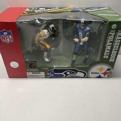 McFarlane Toys NFL 2pack Troy Polamalu Steelers Matt Hasselbeck