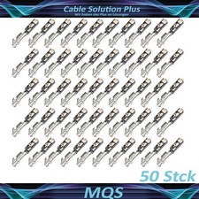 50x MQS Quadlok Buchse Stecker Crimp Kontakt PIN Set 0,50mm²-0,75mm² Fakra MOST