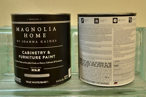 Magnolia Home By Joanna Gaines Cabinetry Furniture Paint True White Base Satin - Picture 2 of 3