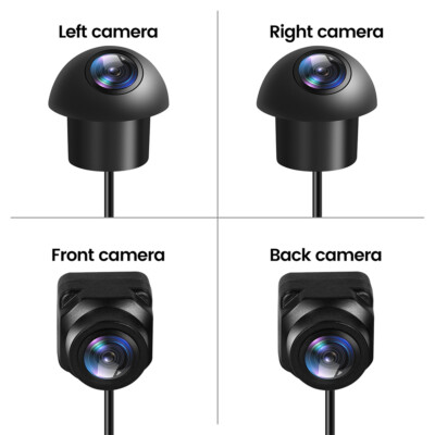 360°Panorama Camera Wide Angle Lens Waterproof 4 Camera 2D/3D Mode