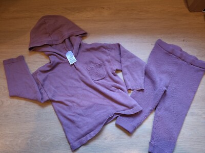 Modern Moments by Gerber 2 Pc  Sweater and Pants Green Outfit 18M