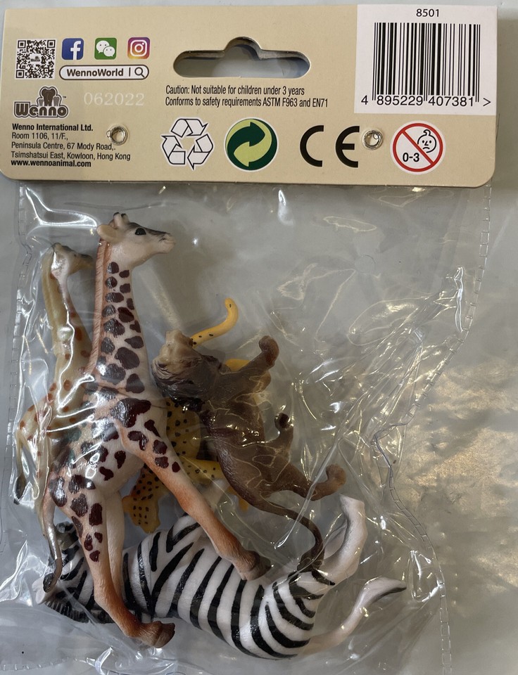 Wenno 5 Piece Wild Animal Set-3 + Years | eBay