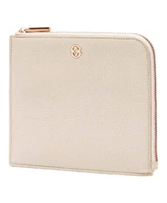 Dagne Dover Leather Clutch