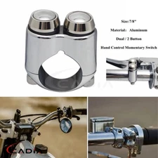 Motorcycle Handlebar Switch Fog Light Momentary Switch Universal Fit 7/8" 22MM