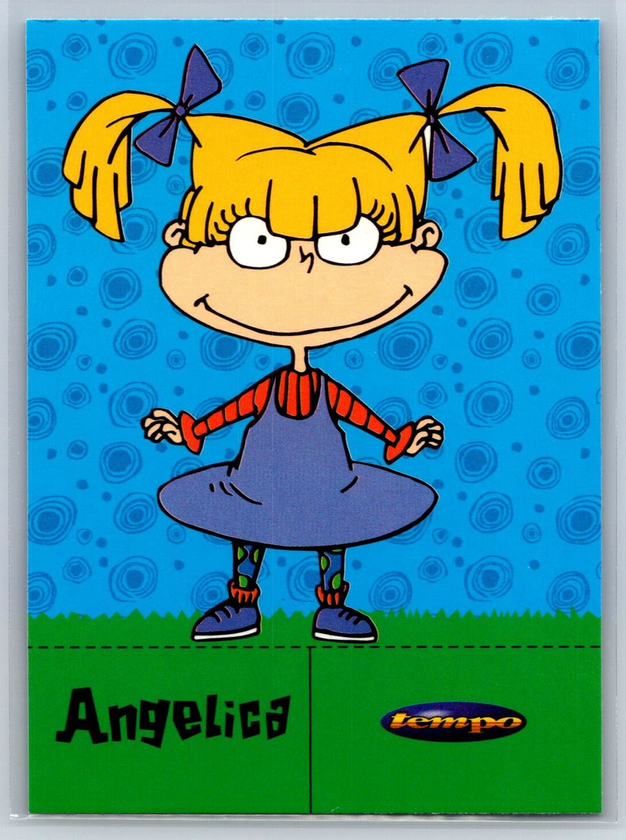 1997 Tempo Rugrats Angelica Pickles Fold and Cut Card #75 | eBay