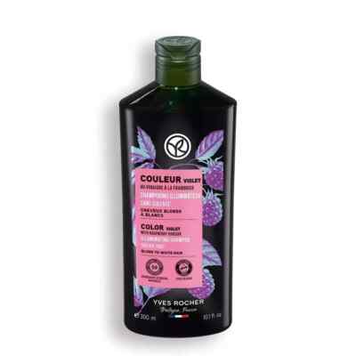 Yves Rocher Purple Shampoo Protection and Shine Blonde Light Hair 10.1 fl.oz.