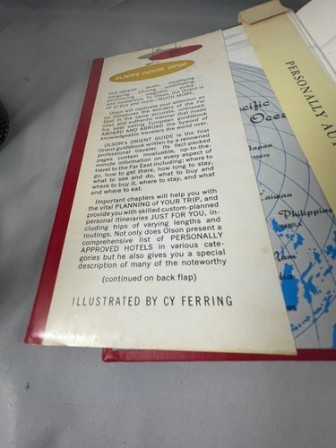 Vintage 1965 Olson's Orient Guide Travel Hong Kong Hawaii Cambodia Asia Signed - Bild 10 von 10