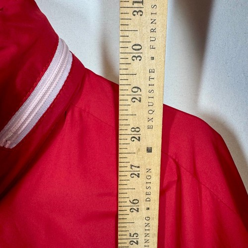 Mossimo Supply Co. Windbreaker Jacket Lightweight Full Zip Red Sz XL - Picture 5 of 10