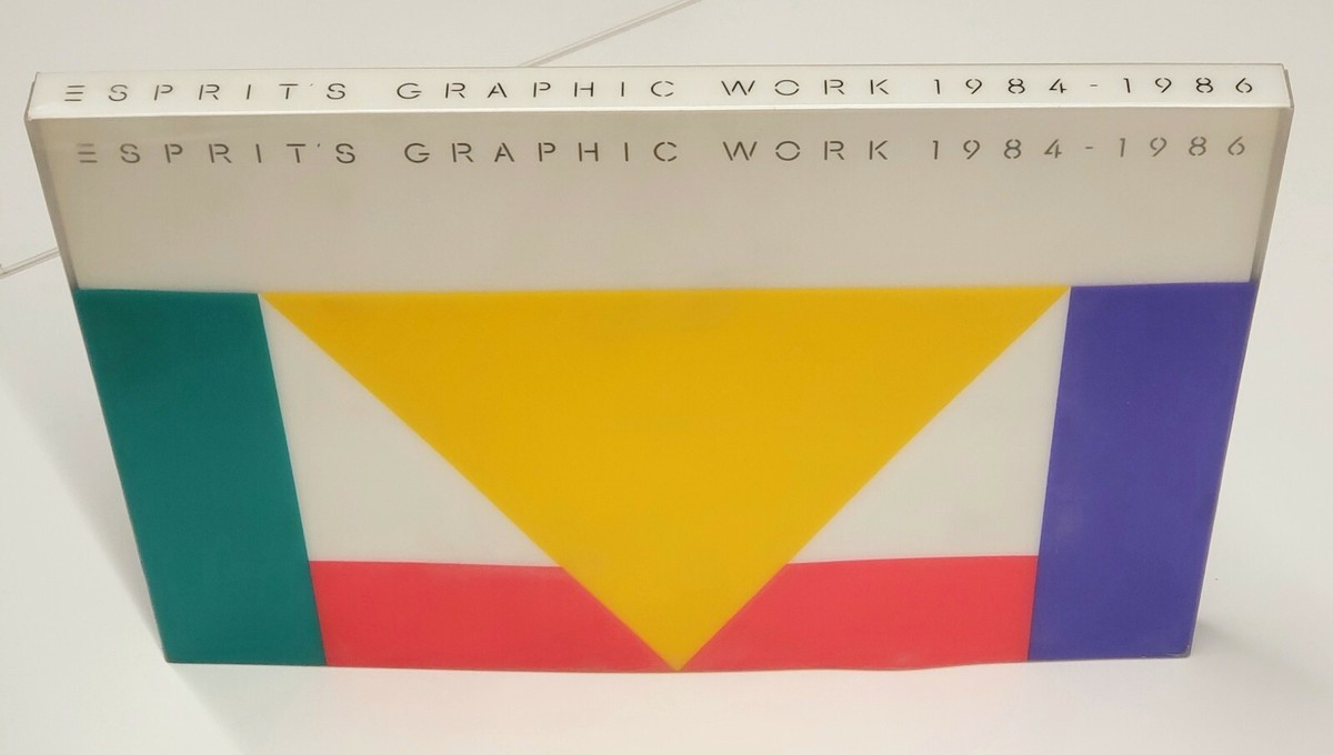 【絶版・希少】 ESPRIT'S GRAPHIC WORK 1984-1986 Rare Esprit's Graphic Work 1984-1986 Catalogue Fashion Japan