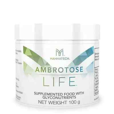 Mannatech Ambrotose LIFE  100g Canister Pure Glyconutrient Supplement NEW