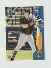 Tyler Heineman RC 2020 Topps Mini On Demand Blue Parallel 03/10 #U-241 Giants 