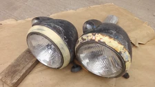 GUIDE 682-C HEADLIGHTS Original pair Vintage Accessory Custom rod