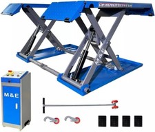 Mid Rise Scissor Lift 7700 lbs Pneumatic Release Auto Lift Car Lift  110V