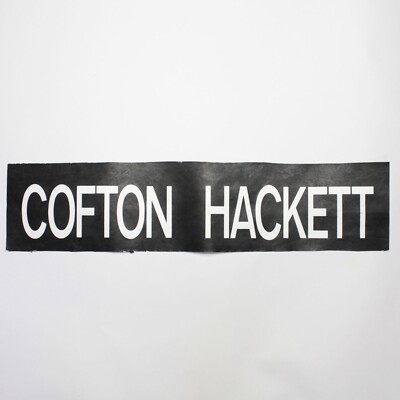 Cofton Hackett Bus Rollo Vintage Siebdruck Yardley Wood Destination 