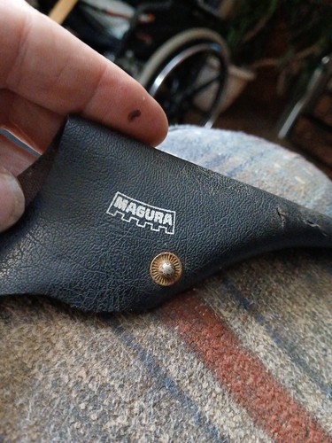 Vintage HUSQVARNA MAGURA RARE LEATHER Clutch Brake DUST COVER DIRTBIKE Perch - Picture 6 of 12