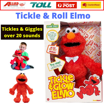 Sesame Street Tickle Roll \u0026 Glow Elmo 