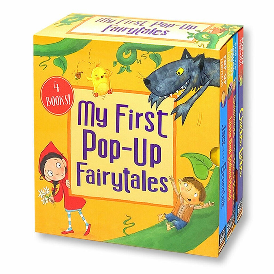 Little Tiger Red My First Pop-Up Fairytales 4 Books Collection By Danielle Mclean - Hardback Pop-Up Set - Ages 3-5 - Jack, Riding Hood, Goldilocks, Chicken Licken - Image 3